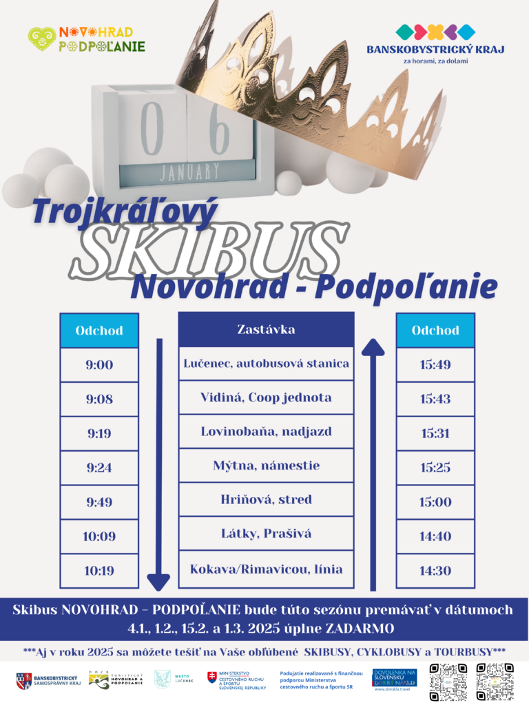 Trojkráľový skibus 2025