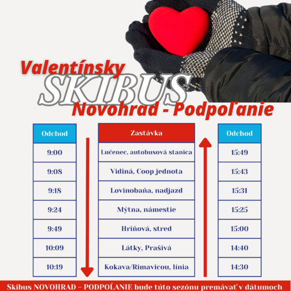 Valentínsky skibus 2025